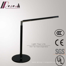 Lampe de table de chevet en métal de forme simple européenne de L pour le projet d&#39;hôtel